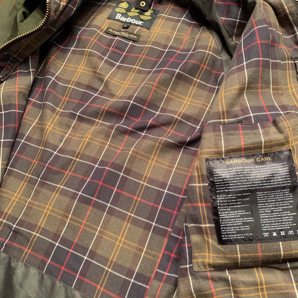 Barbour Large Sylkoil Bedale Waxed Jacket